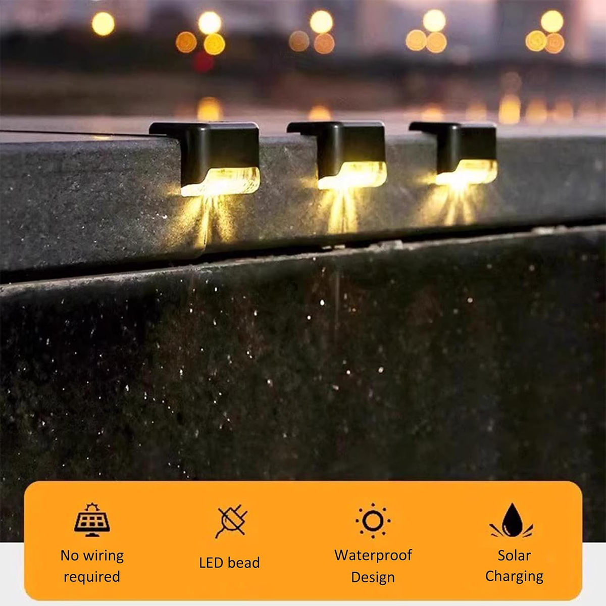 Solar Deck Lights –Waterproof LED