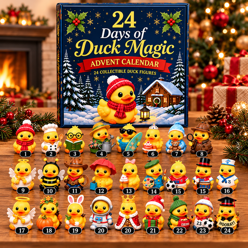 🦆24-Day 3D Duck Magic Christmas Advent Calendar