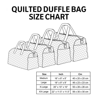 Hippie Journey Quilted Duffle Bag