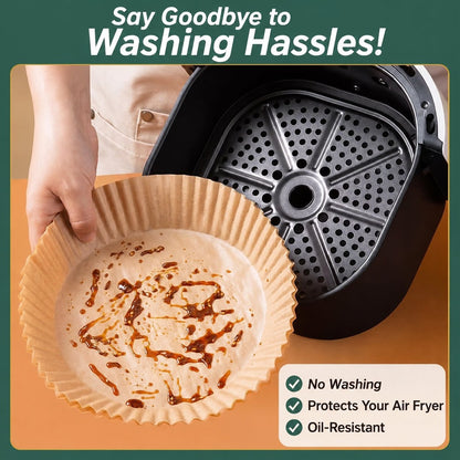 🍟 Disposable Round Air Fryer Paper Liners