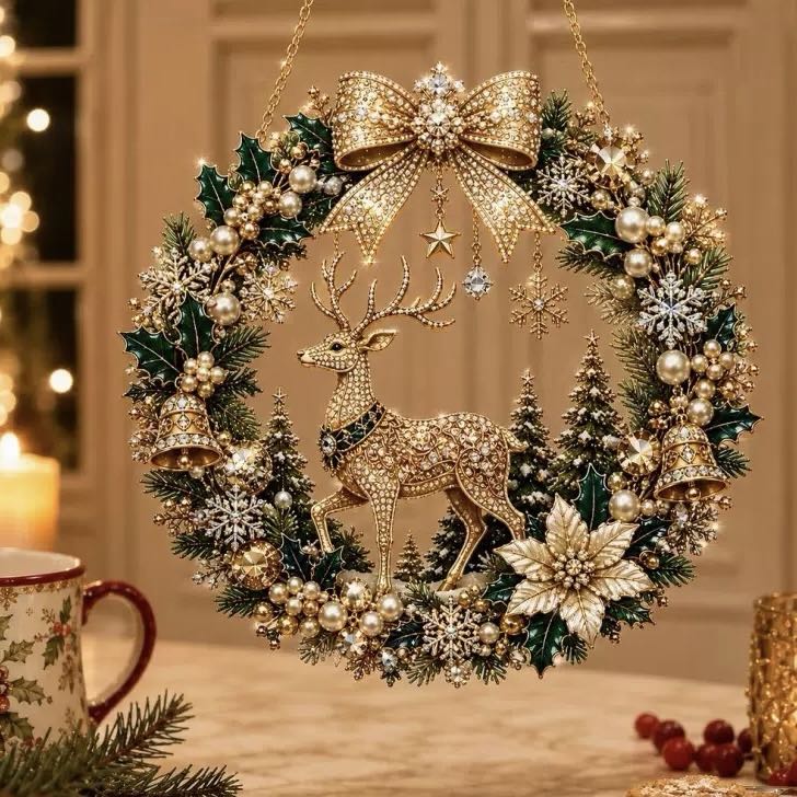 Christmas Diamond Painting Ornament Kit – 18 Designs