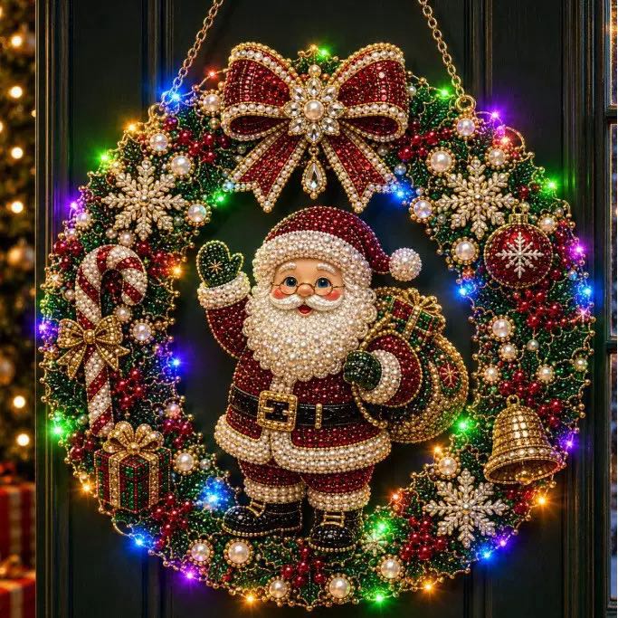 Christmas Diamond Painting Ornament Kit – 18 Designs