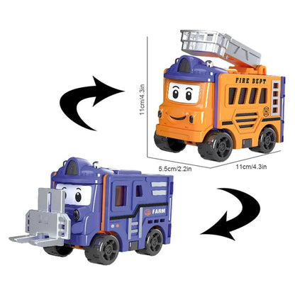 🚗✨Flip & Change Reverse Car | Cartoon Transformable Kids Toy