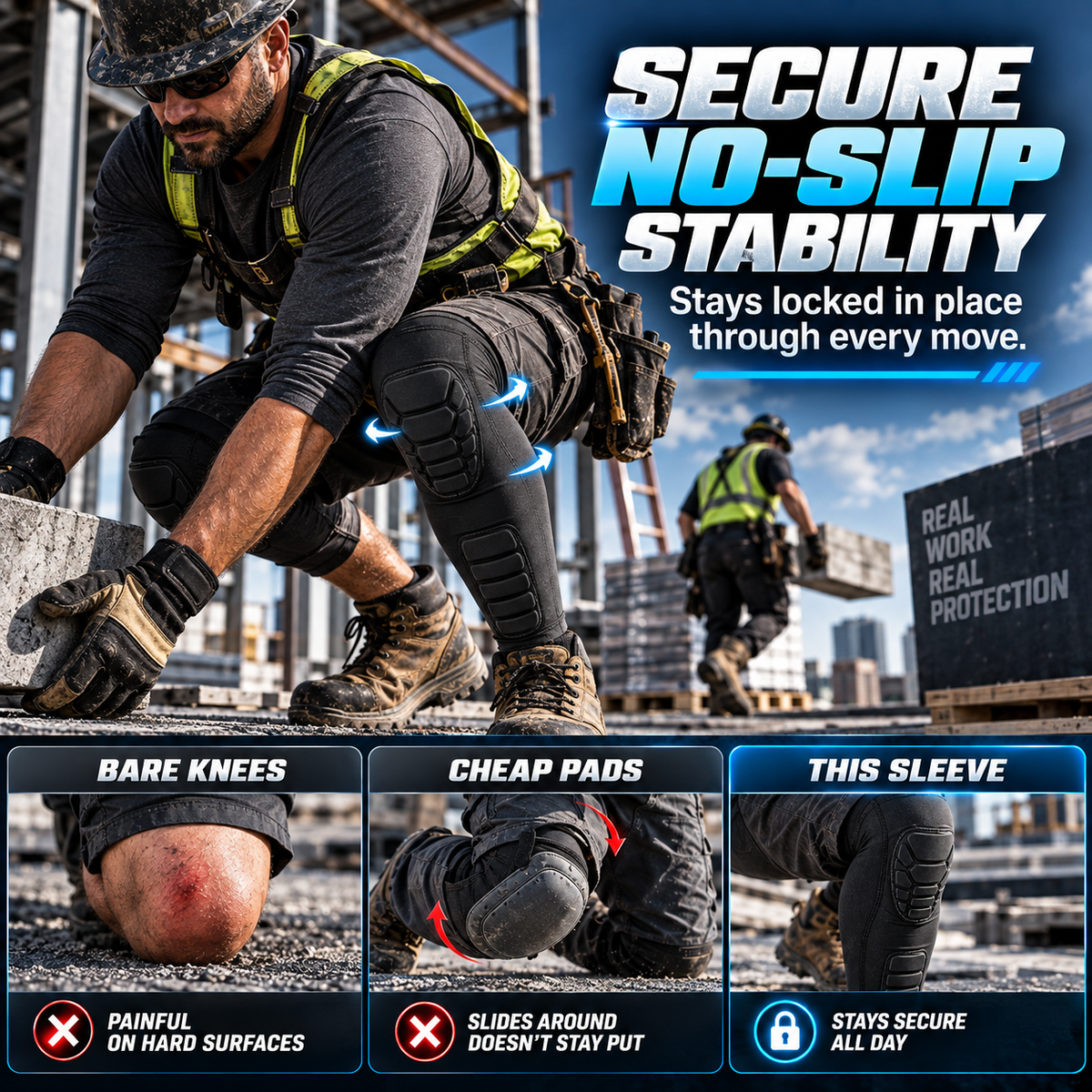 Pro Honeycomb Anti-Collision Full-Leg Compression Guard