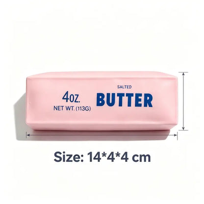 🧈 2 PCS Crunchy Butter Bar Squishy Toys – Satisfying Sensory Fidget Set