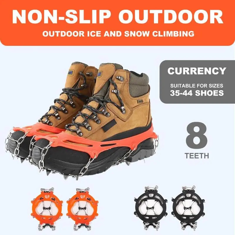 Ice Cleats for Shoes – Anti-Slip Snow Grips for Winter Walking & Hiking