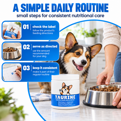 Dog Taurine Nutritional Supplement for Respiratory Support