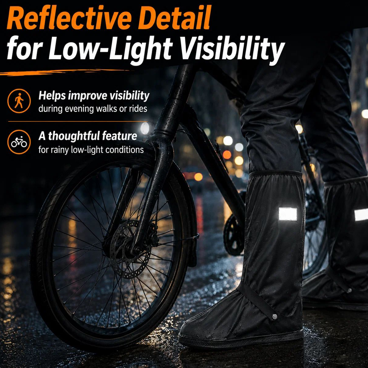 🌧️ Reusable Waterproof Boot Covers for Rain, Mud & Snow