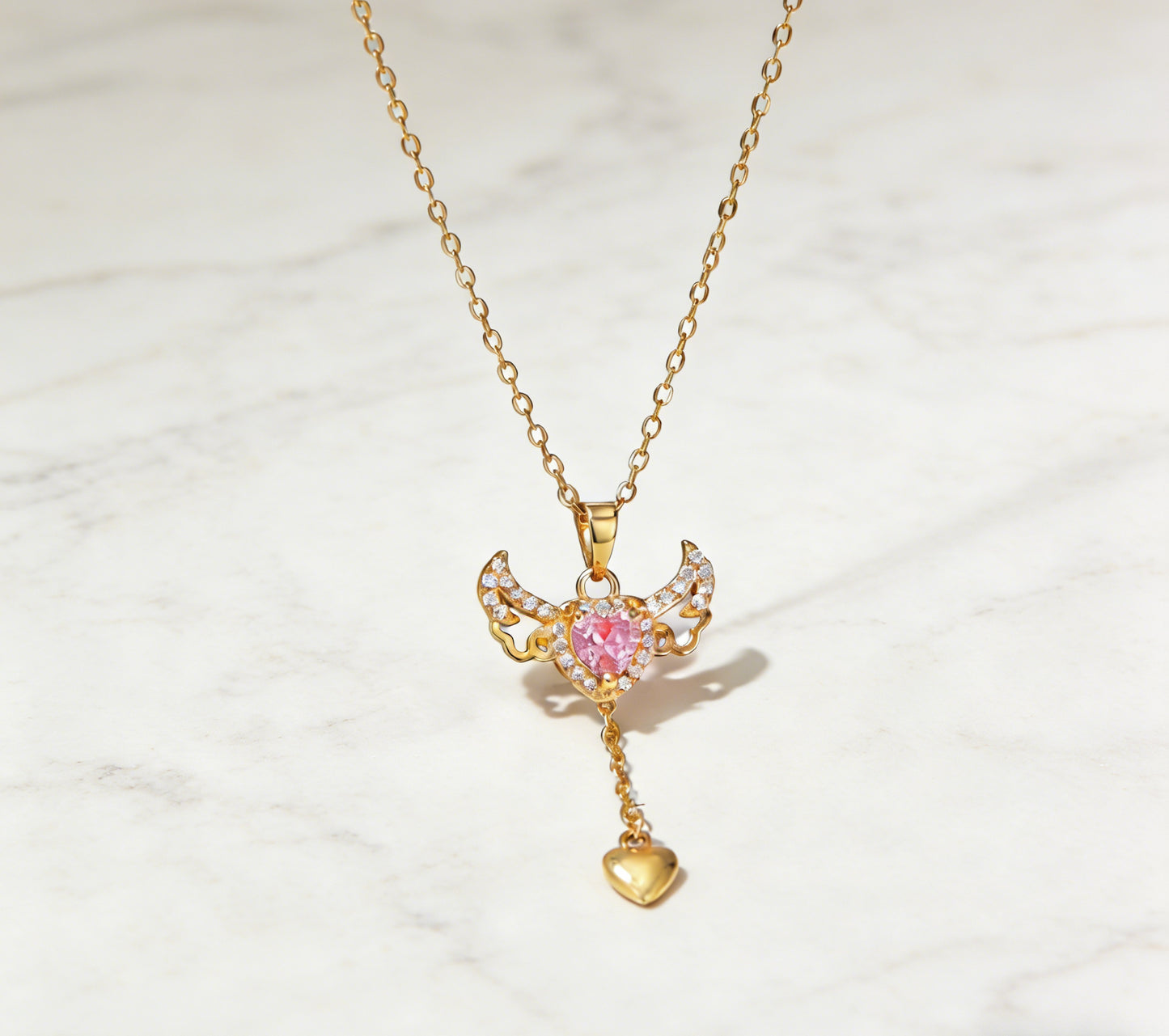 Angel Heart Necklaces for Women