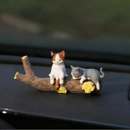 Hand-Painted Mini Cat Desk Figurines 😺
