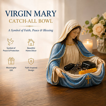 Handmade Virgin Mary Catch-All Bowl