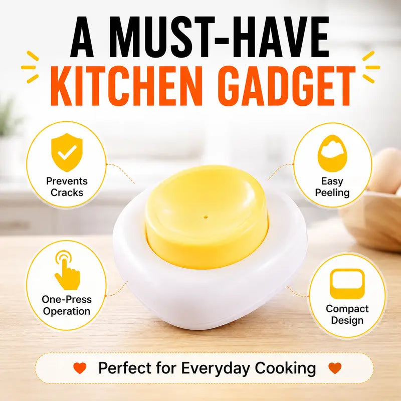 2-Pack Egg Piercer – One-Press Stainless Steel Egg Pricker for Perfect Hard-Boiled Eggs