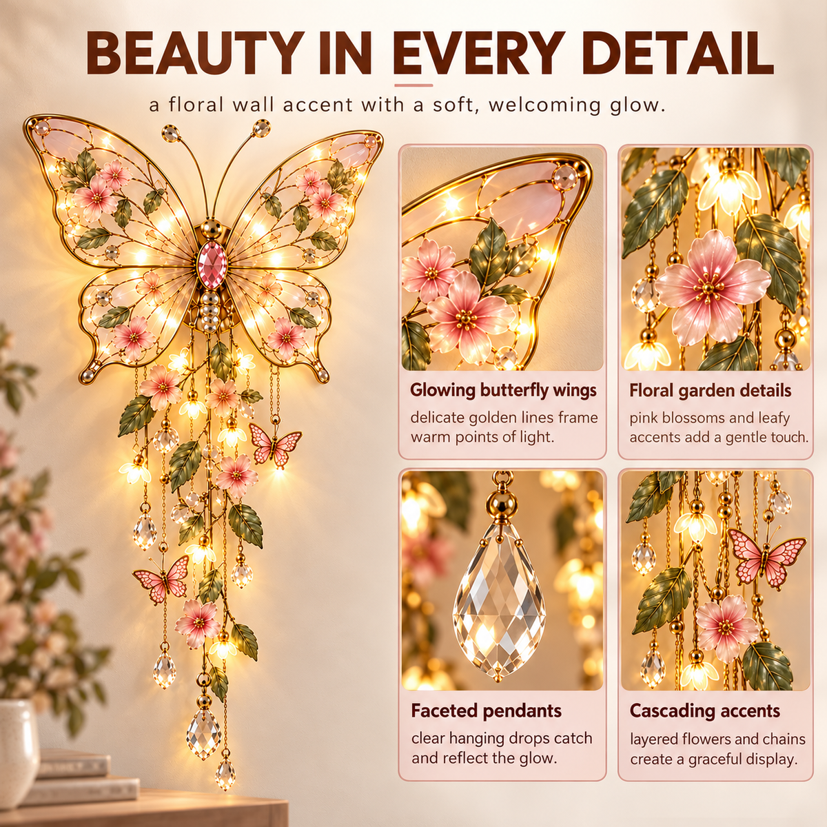 🦋butterfly Garden Light