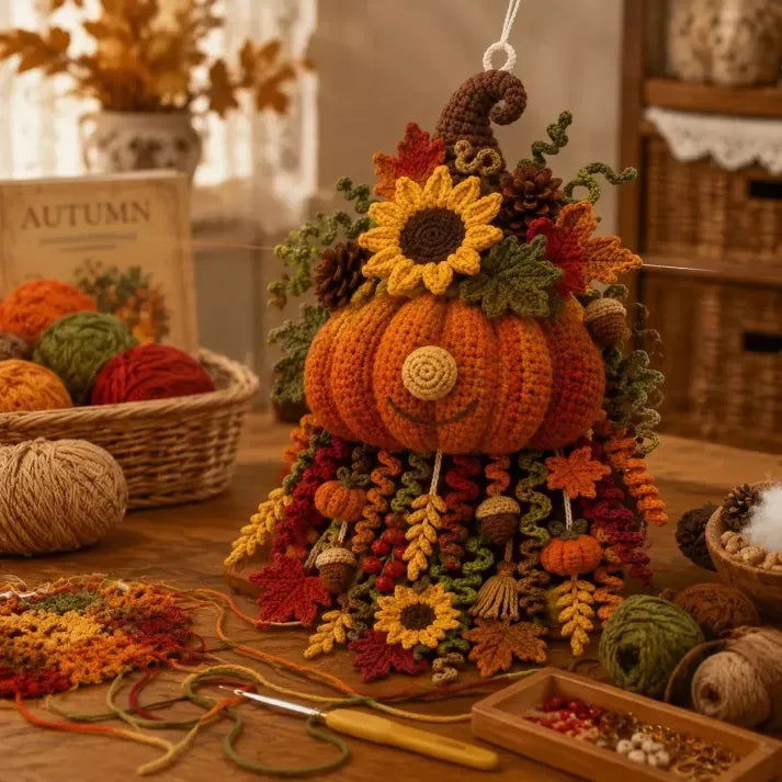 DIY Seasonal 3D Crochet Door Hanger Kit Collection