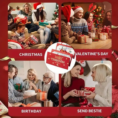 🏆Flash Sale⚡ 50K+ SOLD! 🎅💸Christmas Cash Gift Envelope– A creative way to give cash this Christmas!