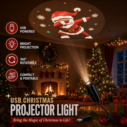 🎄Christmas Light Projector – Instant Holiday Magic For Your Home & Yard