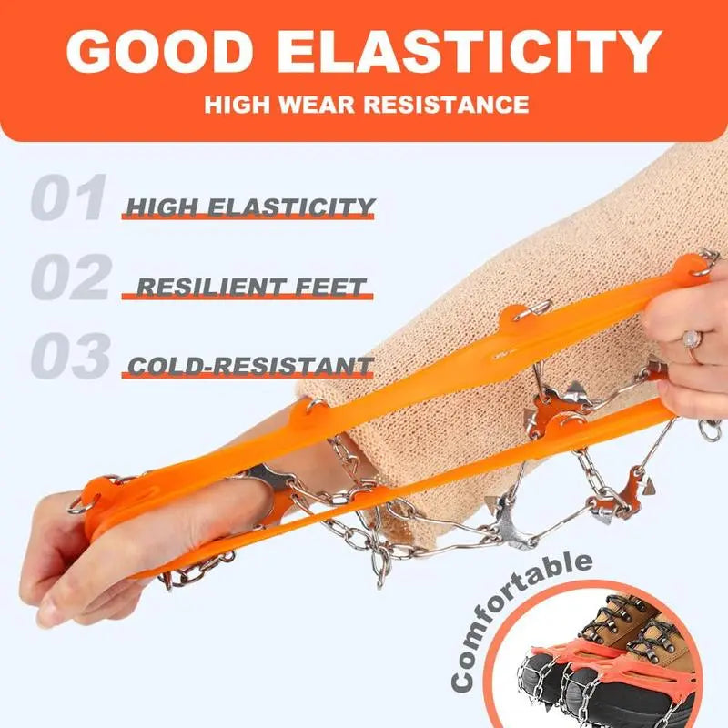 Ice Cleats for Shoes – Anti-Slip Snow Grips for Winter Walking & Hiking