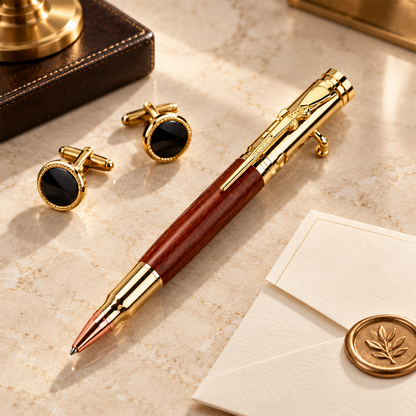 🖊 Bolt Action Wooden Bullet Pen | Crafted From Real Wood
