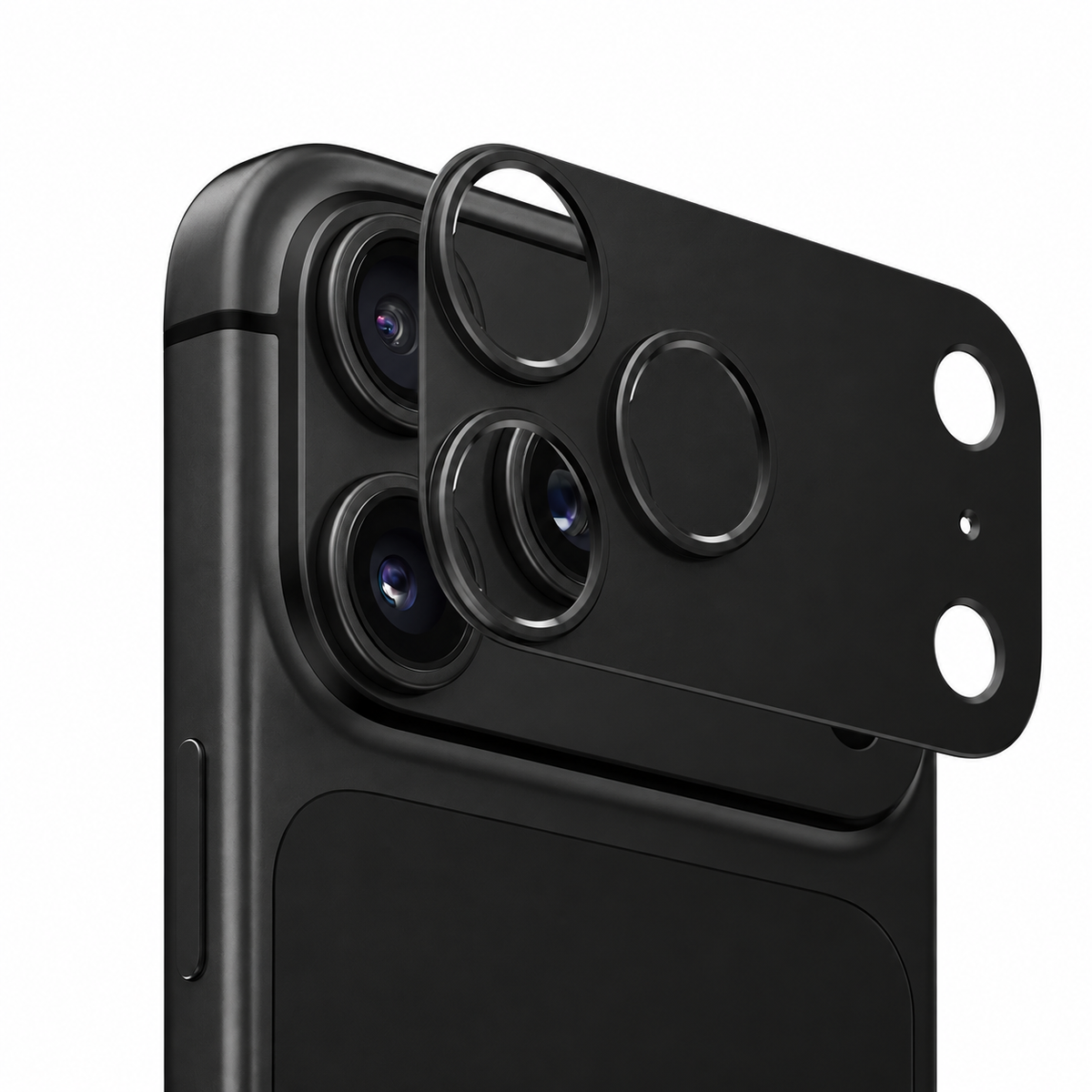 iPhone 18/17 Camera Lens Protector, 9H Tempered Glass AR Anti-Glare Full Coverage
