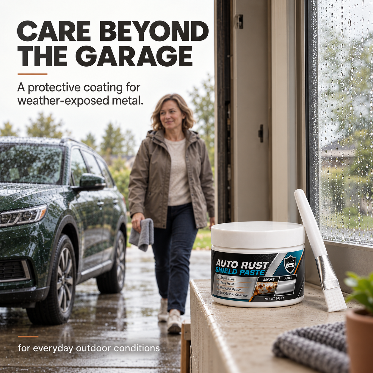 🚗Car Metal Rust Repair Paste‑ Auto Rust Shield