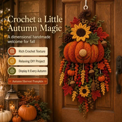 DIY Seasonal 3D Crochet Door Hanger Kit Collection