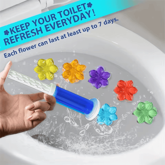 🔥Hot Sale🚽72 Flowers Toilet Cleaner Gel Stamp