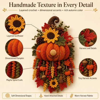 DIY Seasonal 3D Crochet Door Hanger Kit Collection