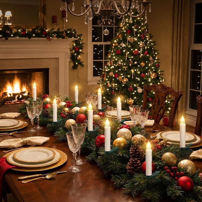 LED Flameless Candle Clip Lights with Remote