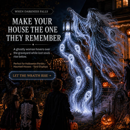 💀Wailing Wraith Lighted Halloween Yard Decoration (31.5*16in)
