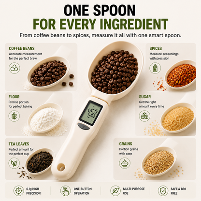 🥄 Smart Digital Measuring Spoon Scale – Precision Cooking & Baking Made Easy
