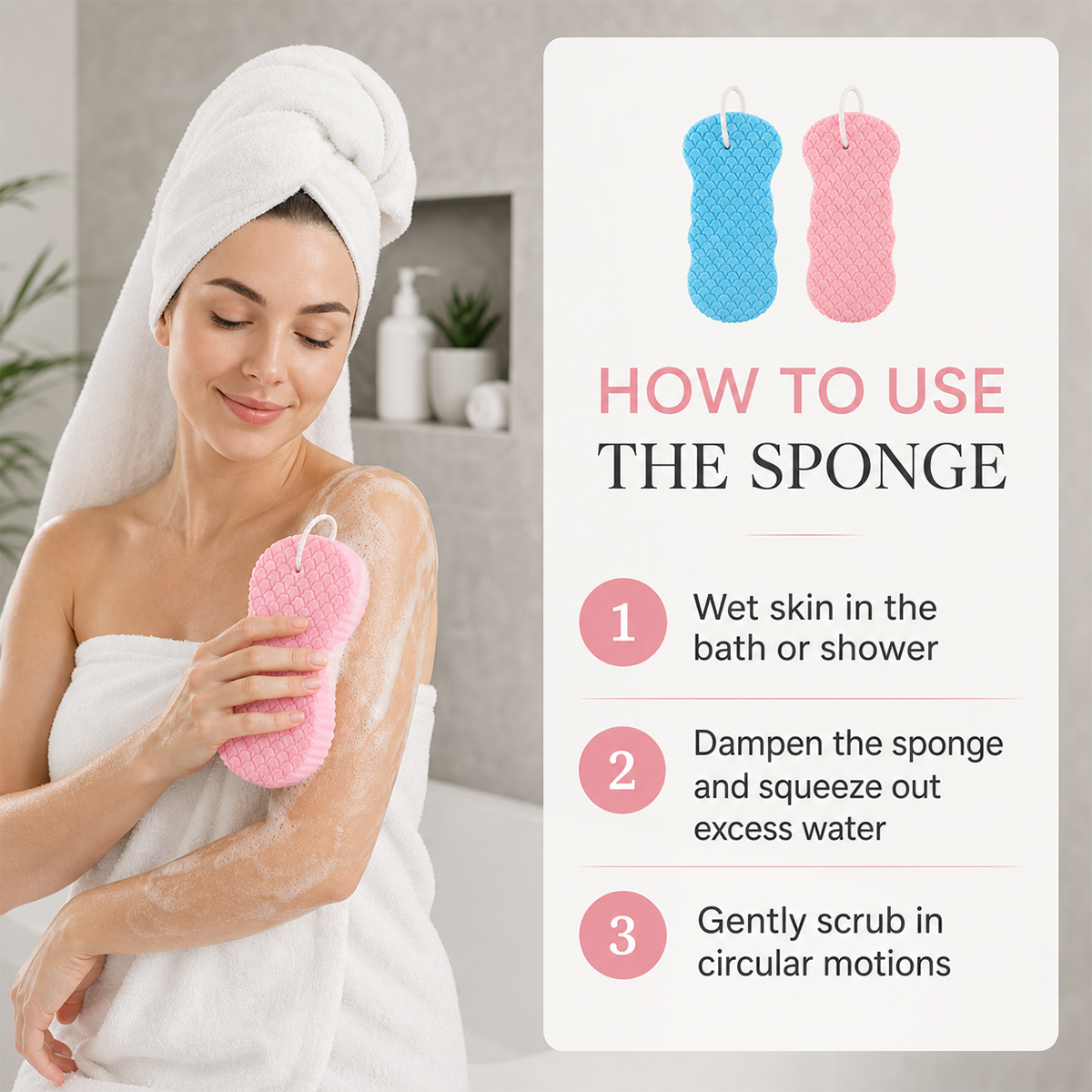 Magic Exfoliating Bath Spongeonge