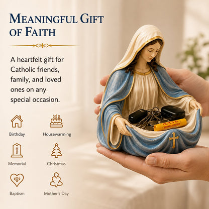 Handmade Virgin Mary Catch-All Bowl
