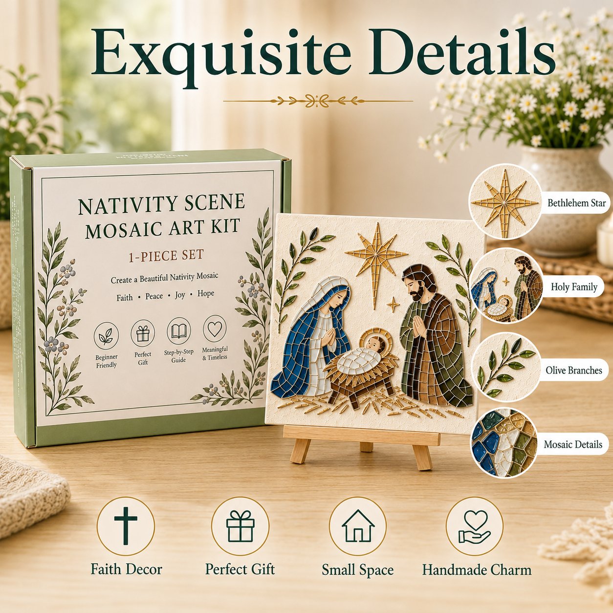Faith-Inspired Sea Glass Art Kit – Beginner-Friendly