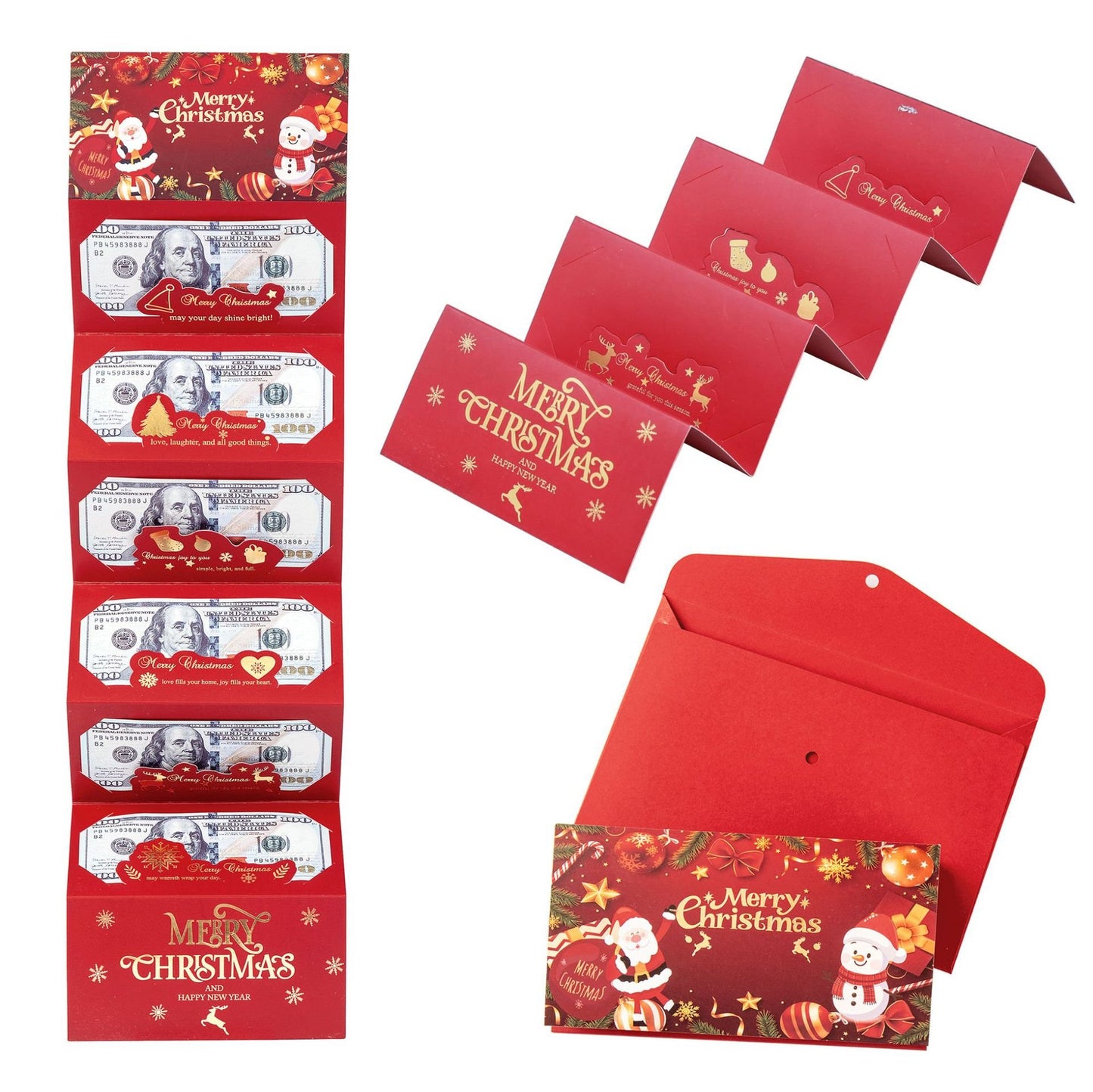 🏆Flash Sale⚡ 50K+ SOLD! 🎅💸Christmas Cash Gift Envelope– A creative way to give cash this Christmas!