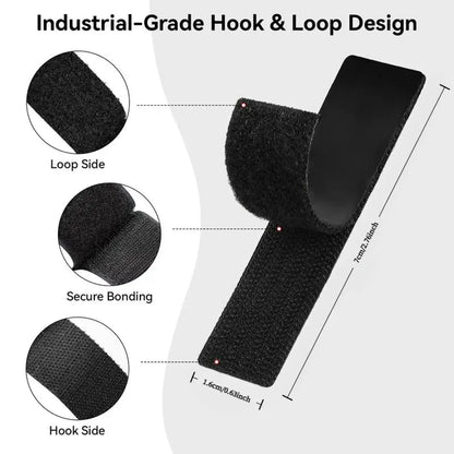 Heavy Duty Waterproof Double Sided Hook and Loop Strips for Wall Decor