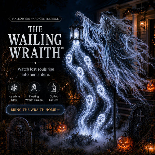 💀Wailing Wraith Lighted Halloween Yard Decoration (31.5*16in)