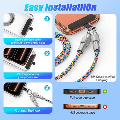 📱 2-in-1 Phone Lanyard & Charging Cable — Hands-Free Carry, Everyday Convenience ⚡
