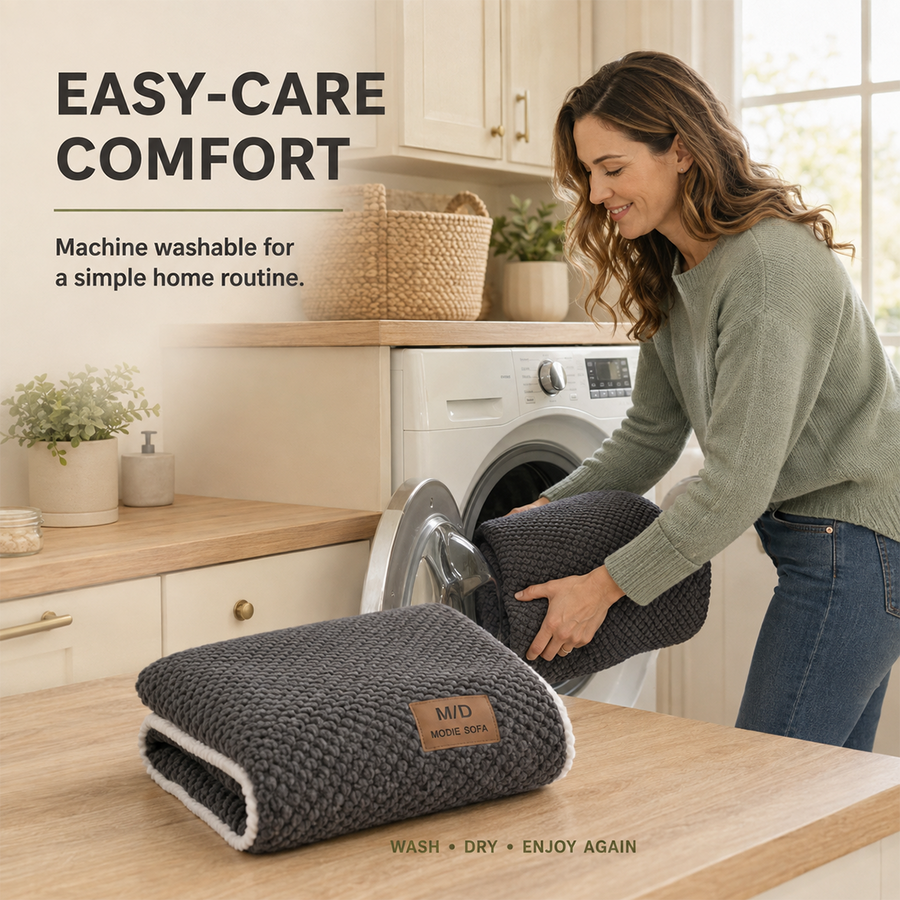 Machine washable sofa cover