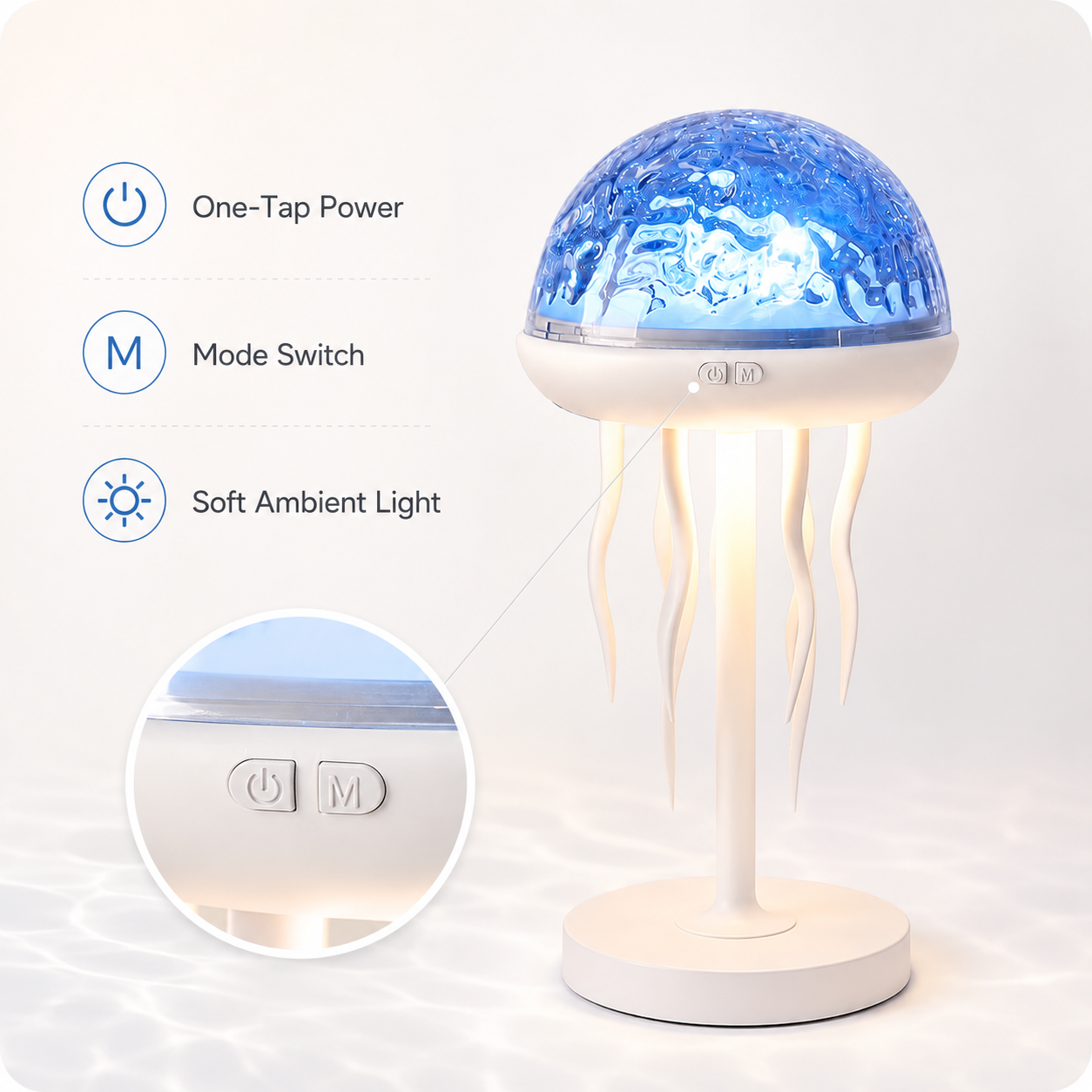 Jellyfish Aurora Ocean Projection Light