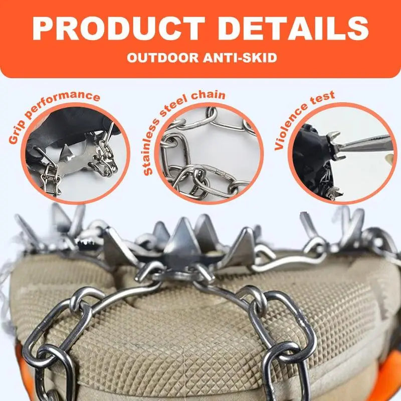 Ice Cleats for Shoes – Anti-Slip Snow Grips for Winter Walking & Hiking