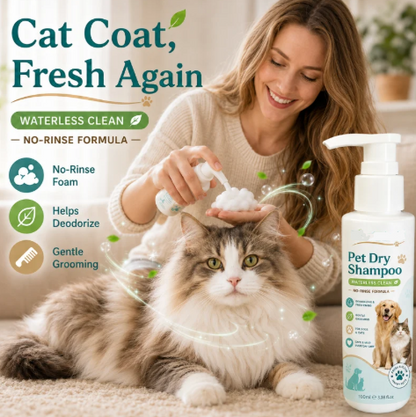 Rinse-Free Pet Shampoo Mousse