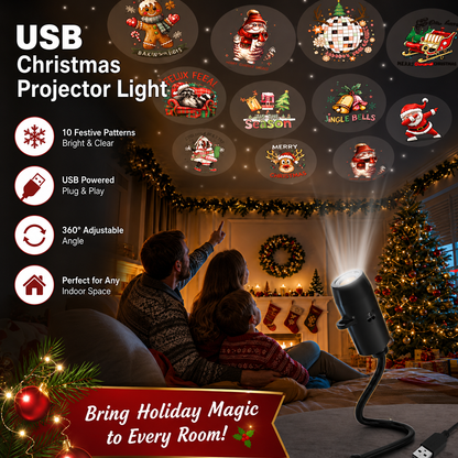 🎄Christmas Light Projector – Instant Holiday Magic For Your Home & Yard