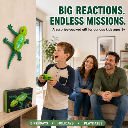 Wall-Climbing Remote Control Robotic Gecko