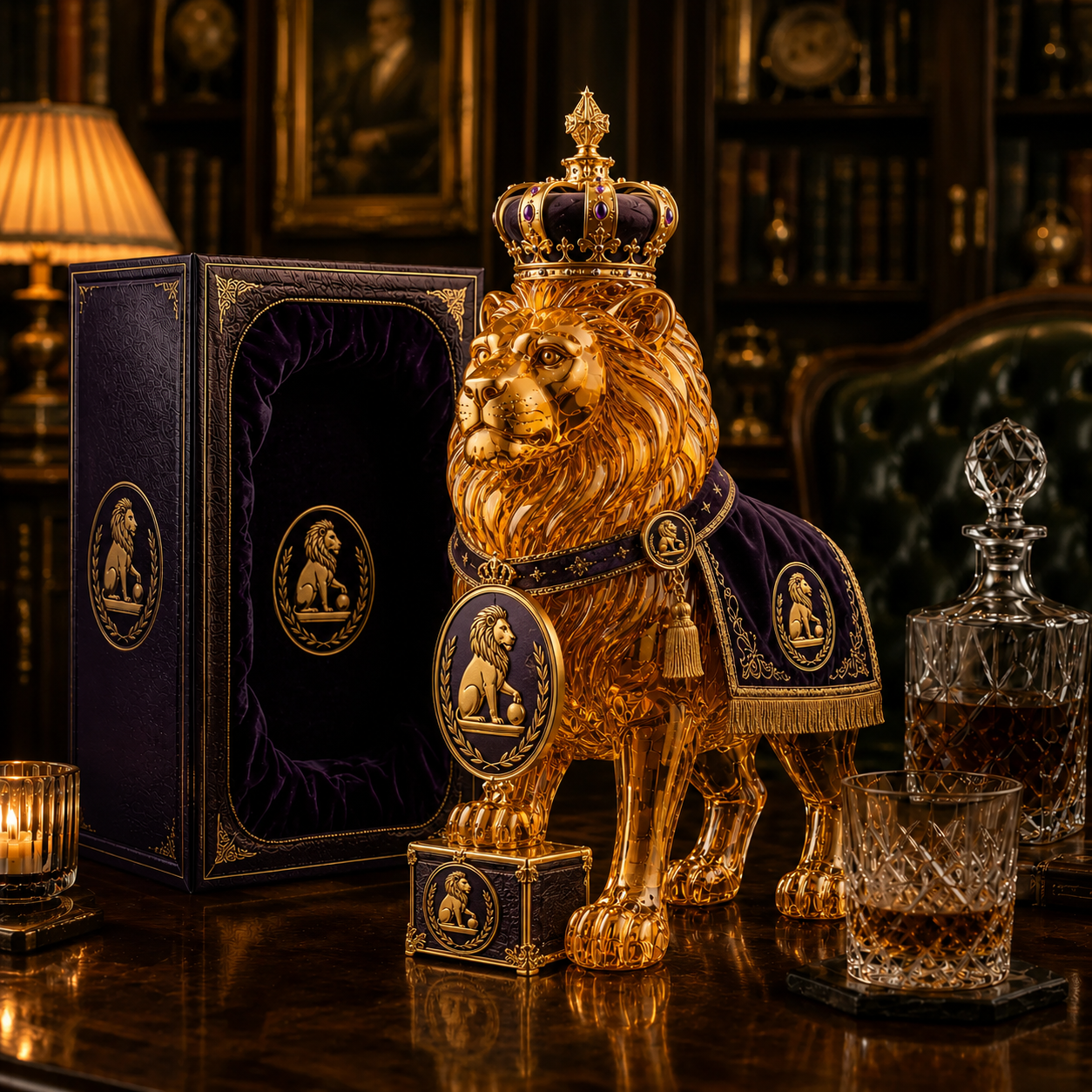 Royal Lion Limited Edition Decorative Bottle