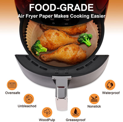 🍟 Disposable Round Air Fryer Paper Liners