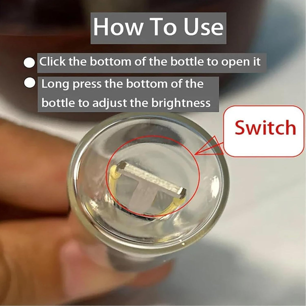 Dimmable USB Car Night Light | Touch-Control LED Accent Light, product image 4