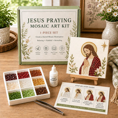Faith-Inspired Sea Glass Art Kit – Beginner-Friendly