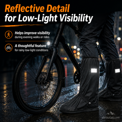 🌧️ Reusable Waterproof Boot Covers for Rain, Mud & Snow