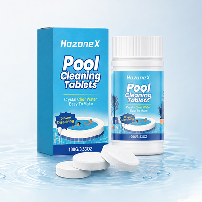 Pool Cleaning Tablets for Crystal Clear Water