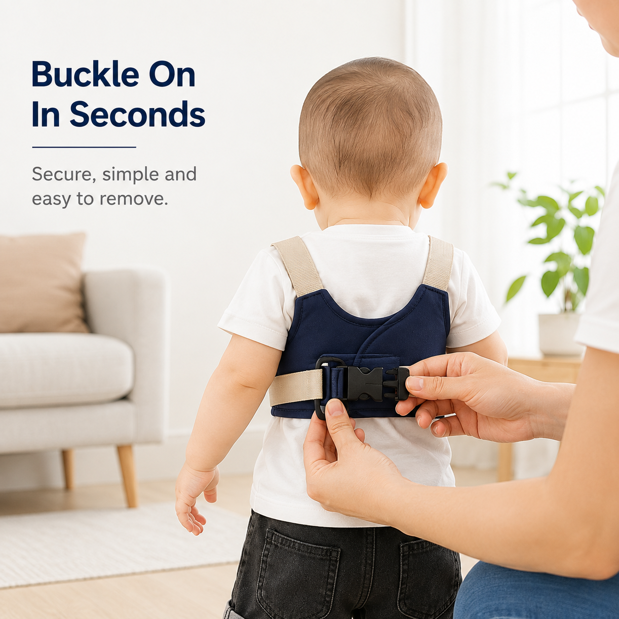 👶 Ergonomic Baby Walking Support Harness